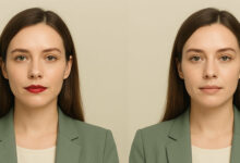 Comparing the Impact of a Bold vs. a Nude Lipstick in a Job Interview