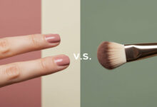 Fingers vs. a Brush for makeup