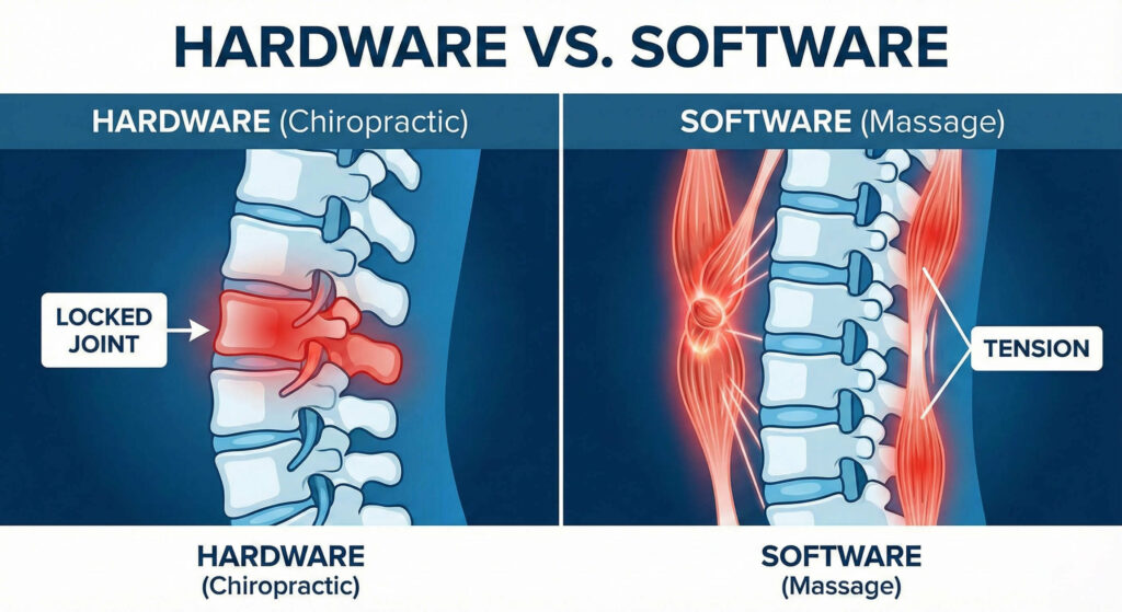 Massage vs. Chiropractor