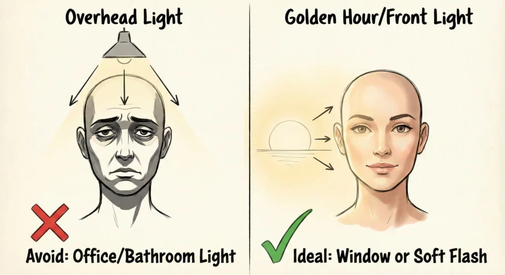A diagram of Lighting Angles