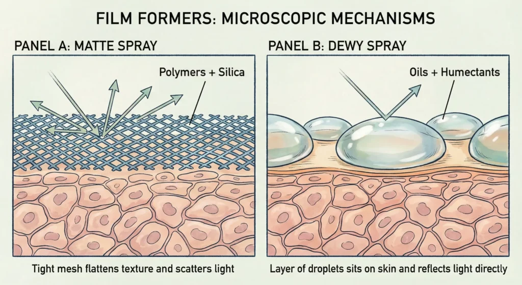 A microscopic diagram of Film Formers.