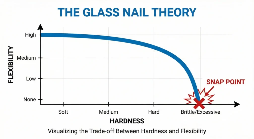 A visual graph of The Glass Nail Theory