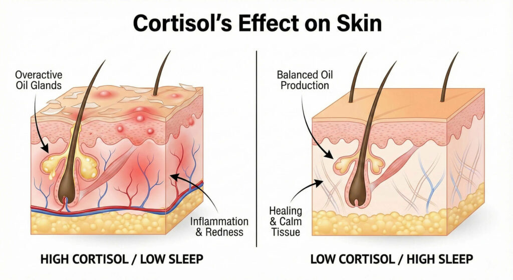 Cortisol's Effect on Skin