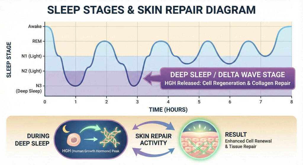 Sleep Stages & Skin Repair