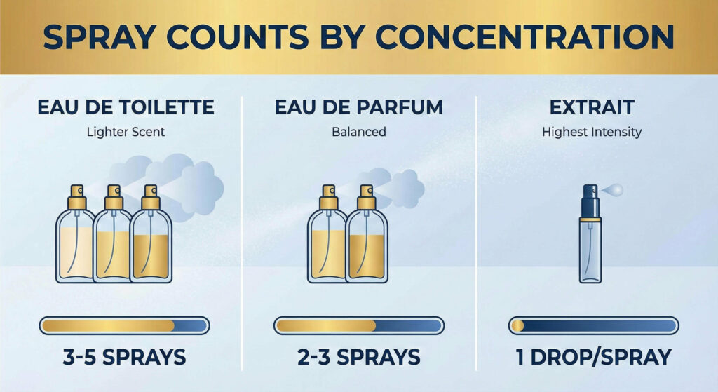 Spray Counts by Concentration