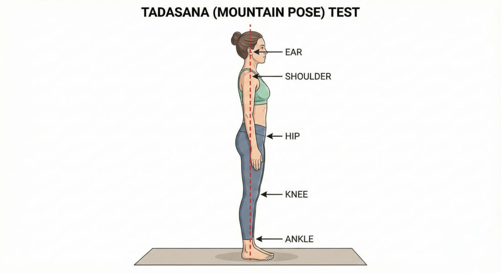 Tadasana (Mountain Pose) Test