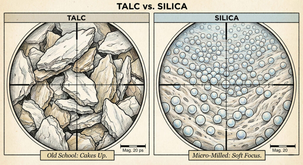 Talc vs. Silica