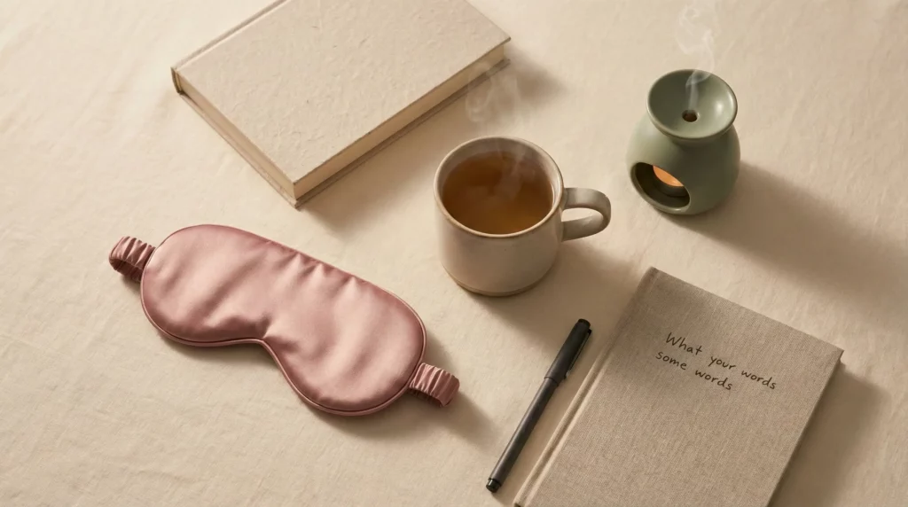 A calm, hustle-free evening sanctuary ritual designed to promote mental health recovery.