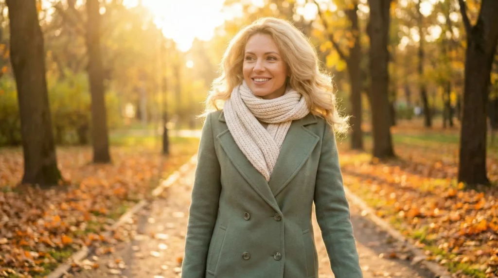 enjoying the autumn light while maintaining healthy hair growth