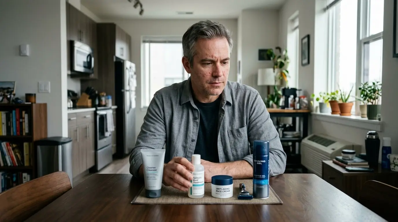 Acne in 40s Male